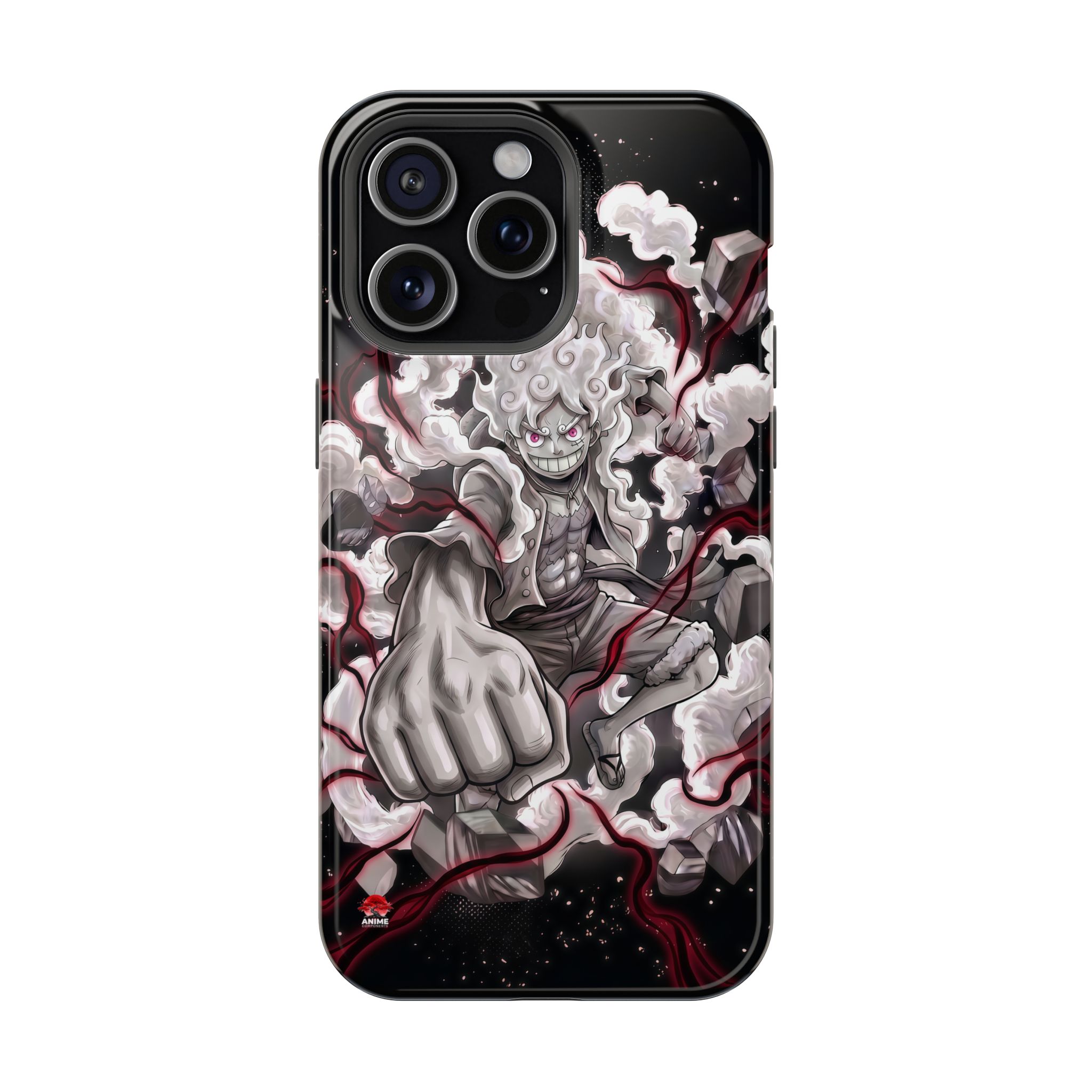 Luffy Gear 5 Black MagSafe Case